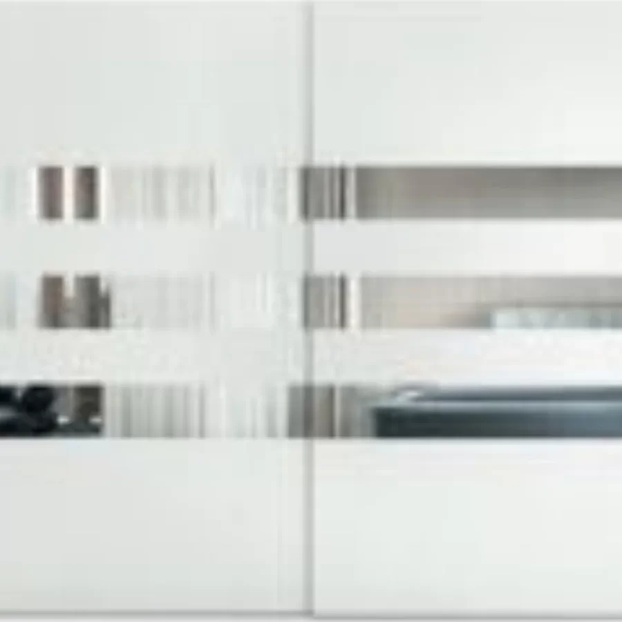 Musa wardrobe with horizontal mirror doors, luxury wardrobes