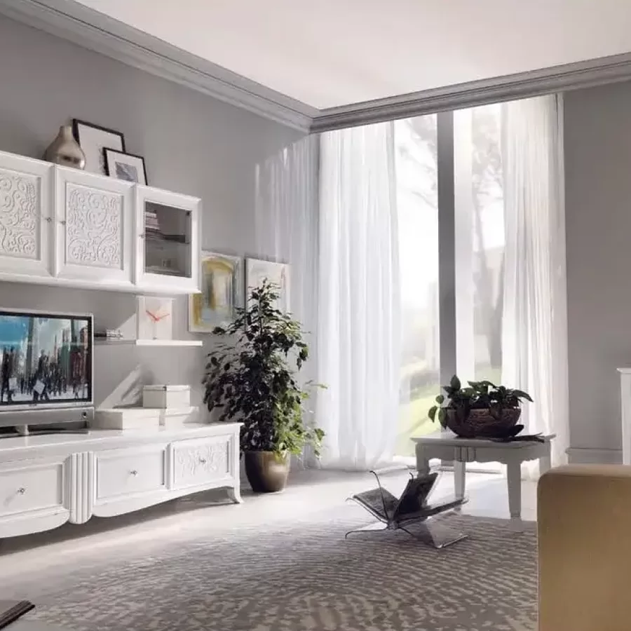 New Deco Wall Composition 1 by Francesco Pasi, classic Italian furniture for the living room