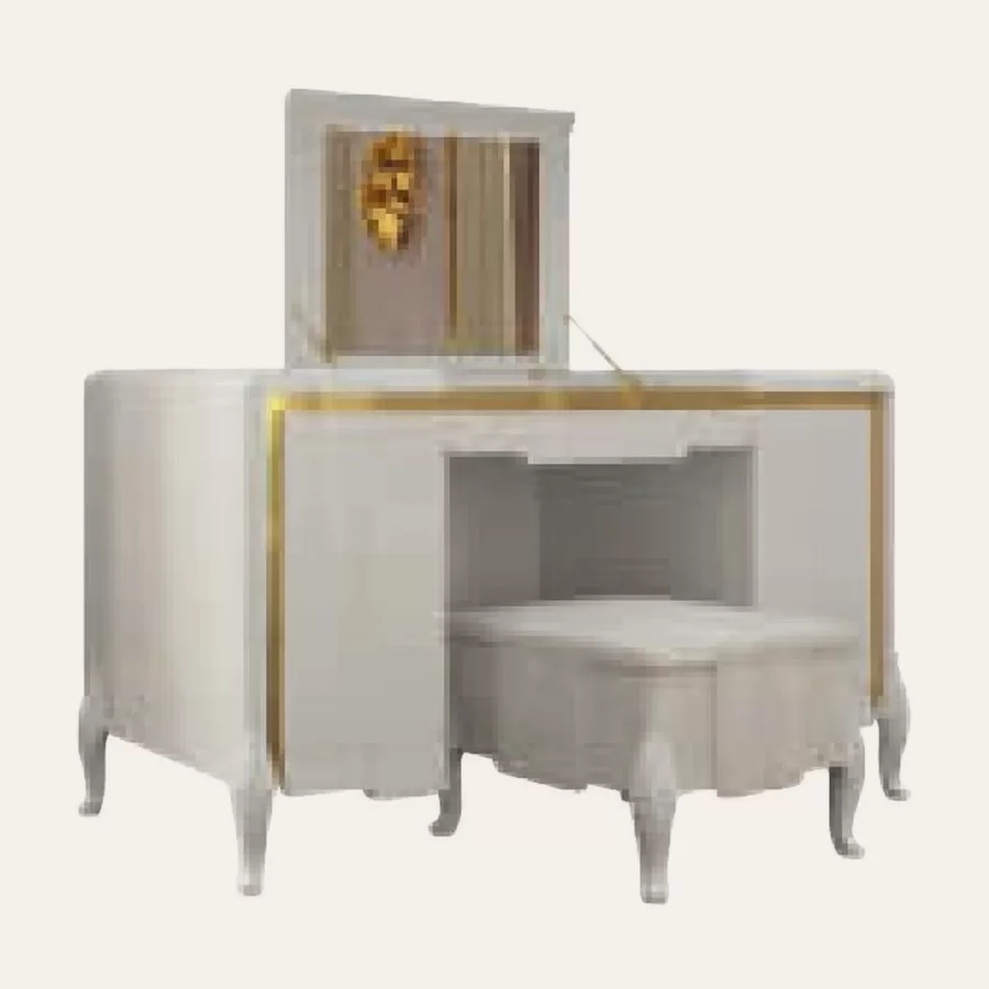 Ocean Vanity Table, Fully lacquered facade by Francesco Pasi, master bedroom furniture