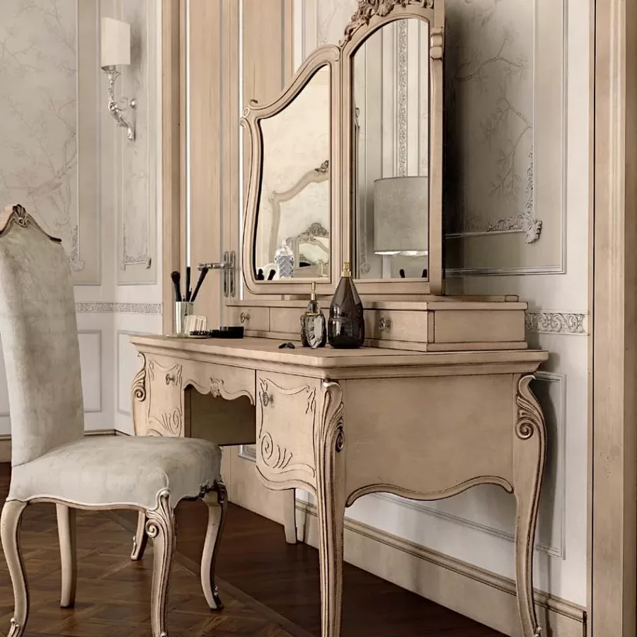 Opera Dressing Table Mirror by Francesco Pasi, Italian mirror, 142 cm wide