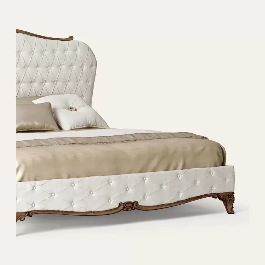 Opera upholstered bed 3070, traditional upholstered bed for classic bed sets