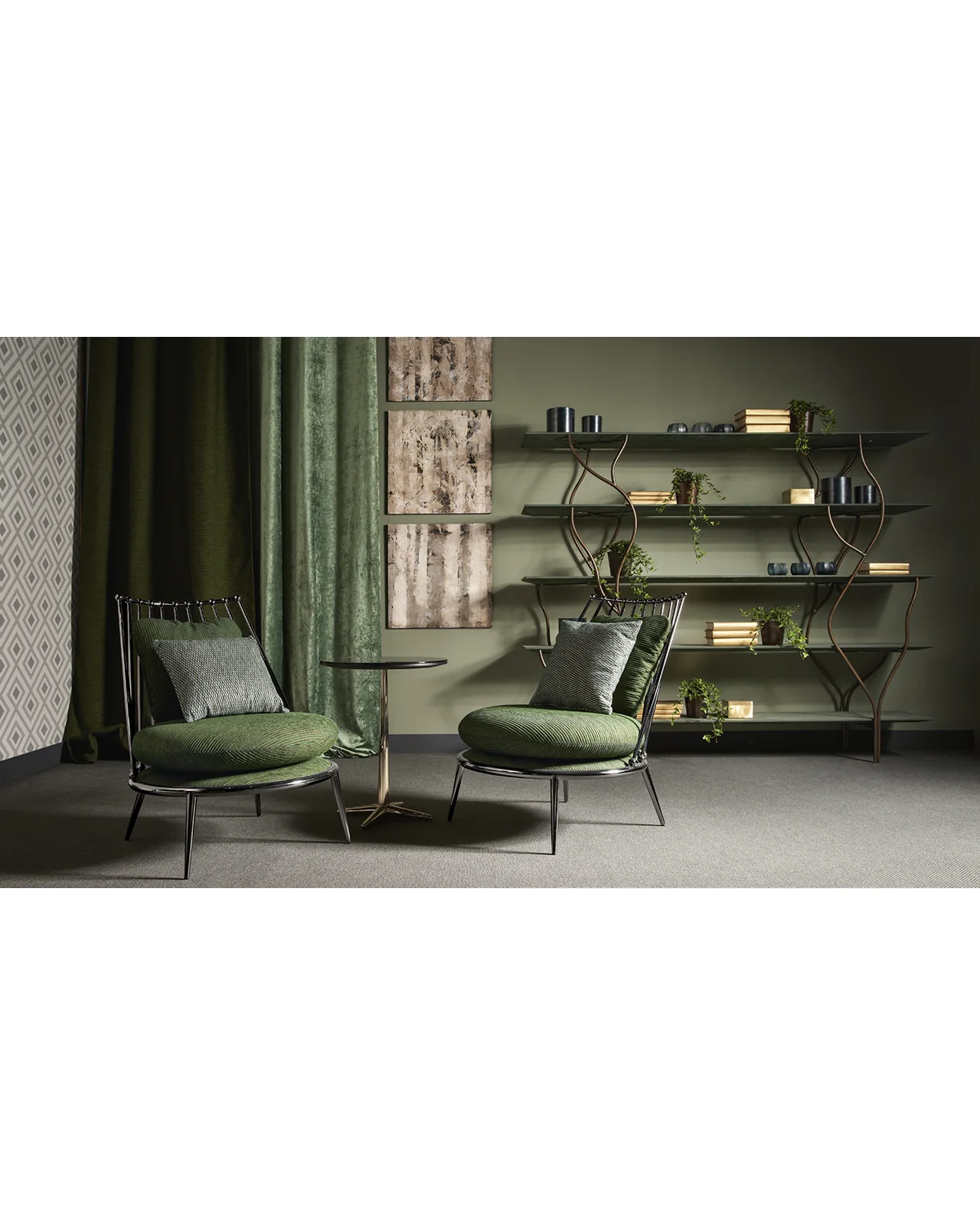 Albero bookcase by Cantori, in an interior setting, photo 5 of 6
