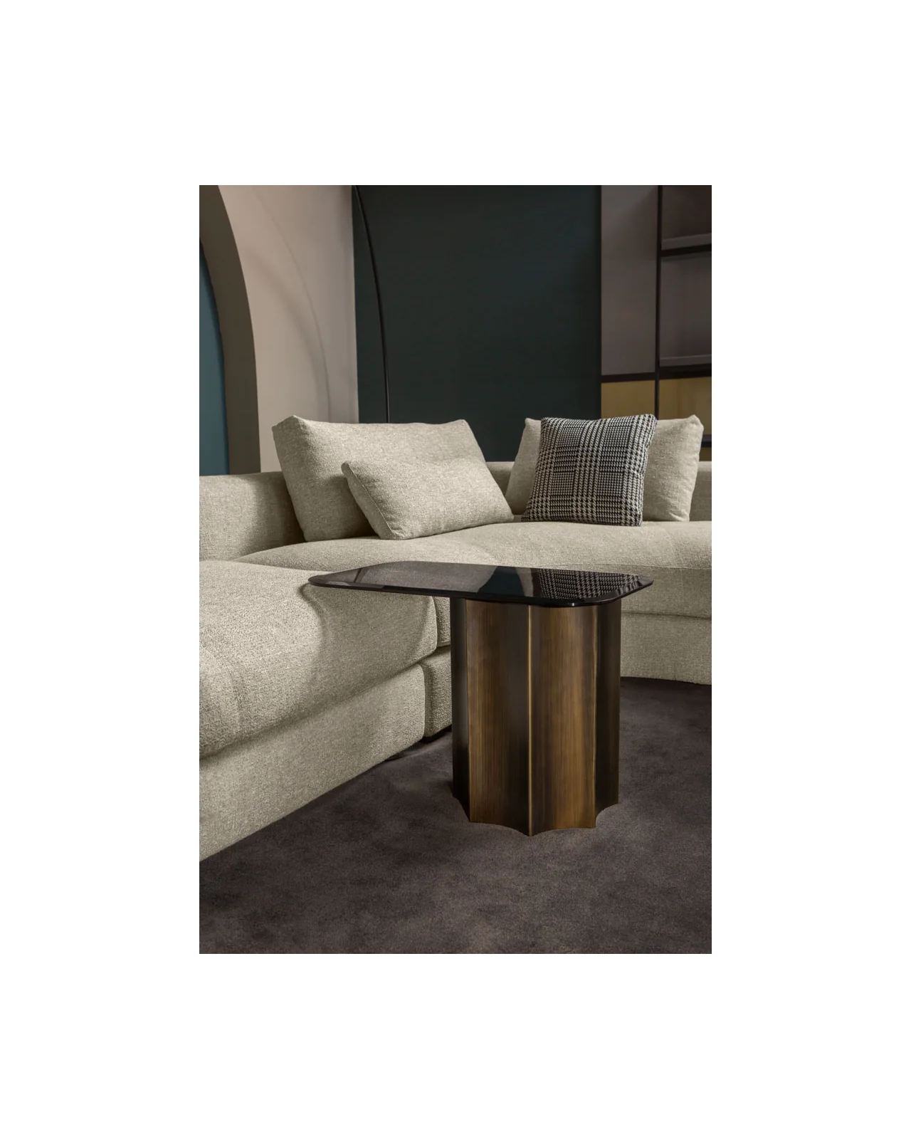 Florio High coffee and side table by Cantori, in an interior setting, photo 2 of 6