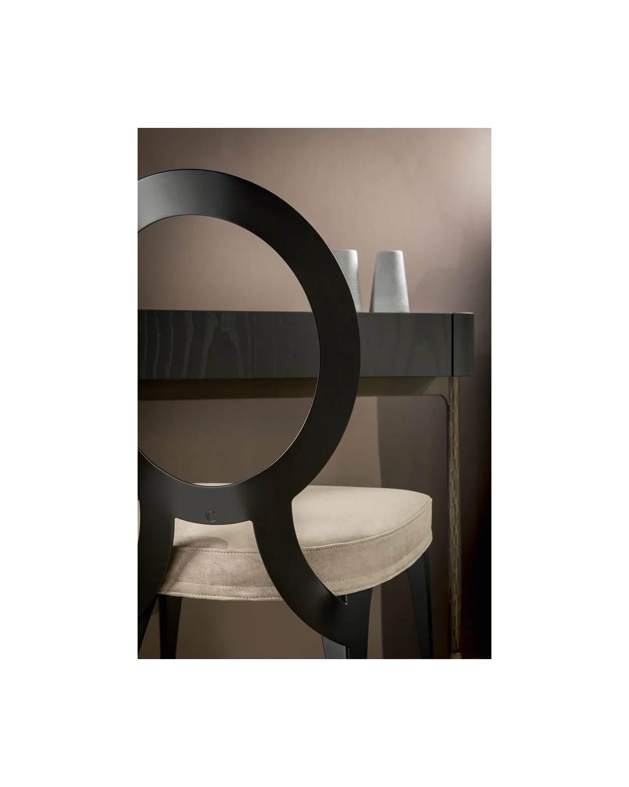Miss Uncovered Backrest dining chair by Cantori, in an interior setting, photo 3 of 12
