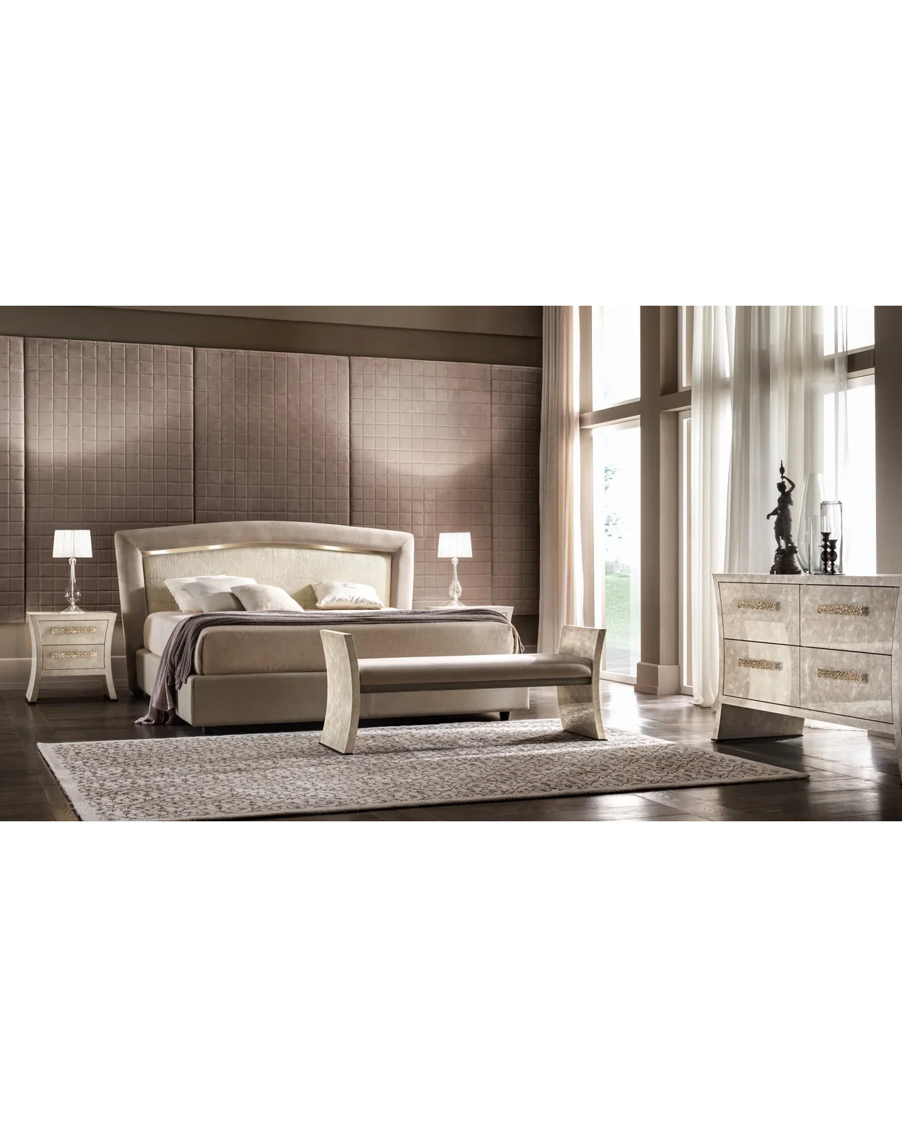 Letto Portofino di Cantori, ambientato, foto 3 di 3