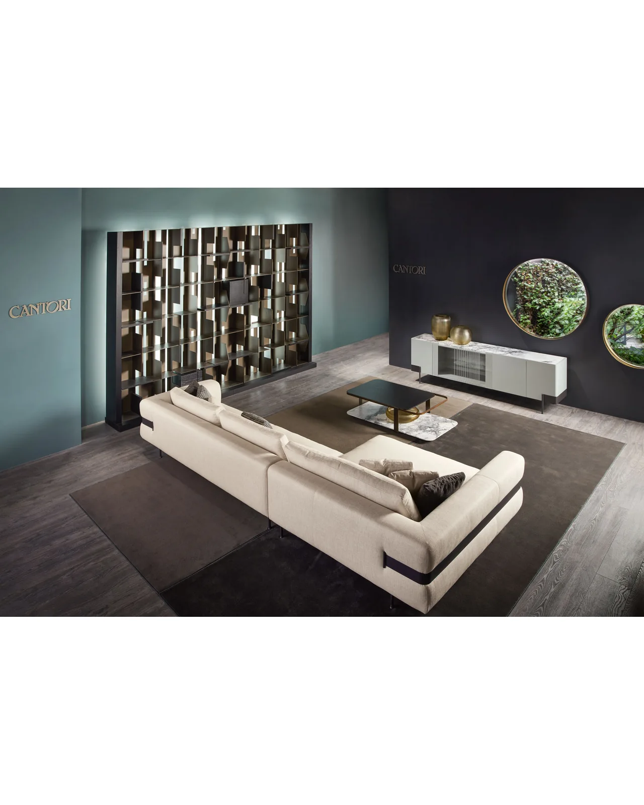 Valley modular sofa by Cantori, in an interior setting, photo 4 of 10