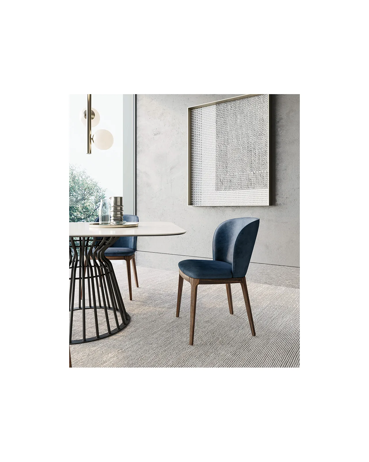 Bomber dining table by Dall'Agnese, in an interior setting, photo 6 of 6