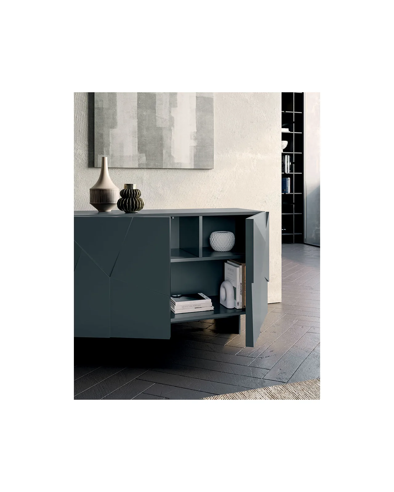 Concrete sideboard by Dall'Agnese, in an interior setting, photo 9 of 9