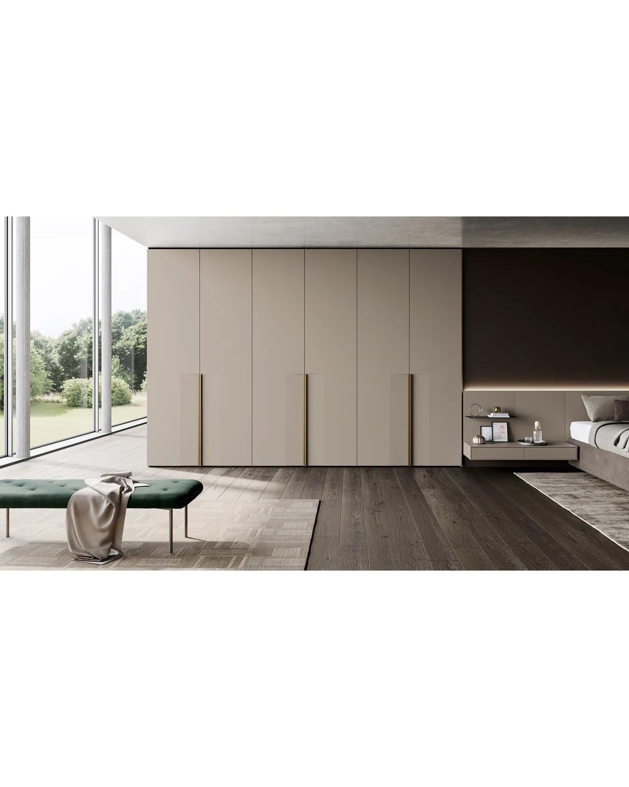 Freccia wardrobe by Dall'Agnese, in an interior setting, photo 2 of 4, Nobili Design catalog