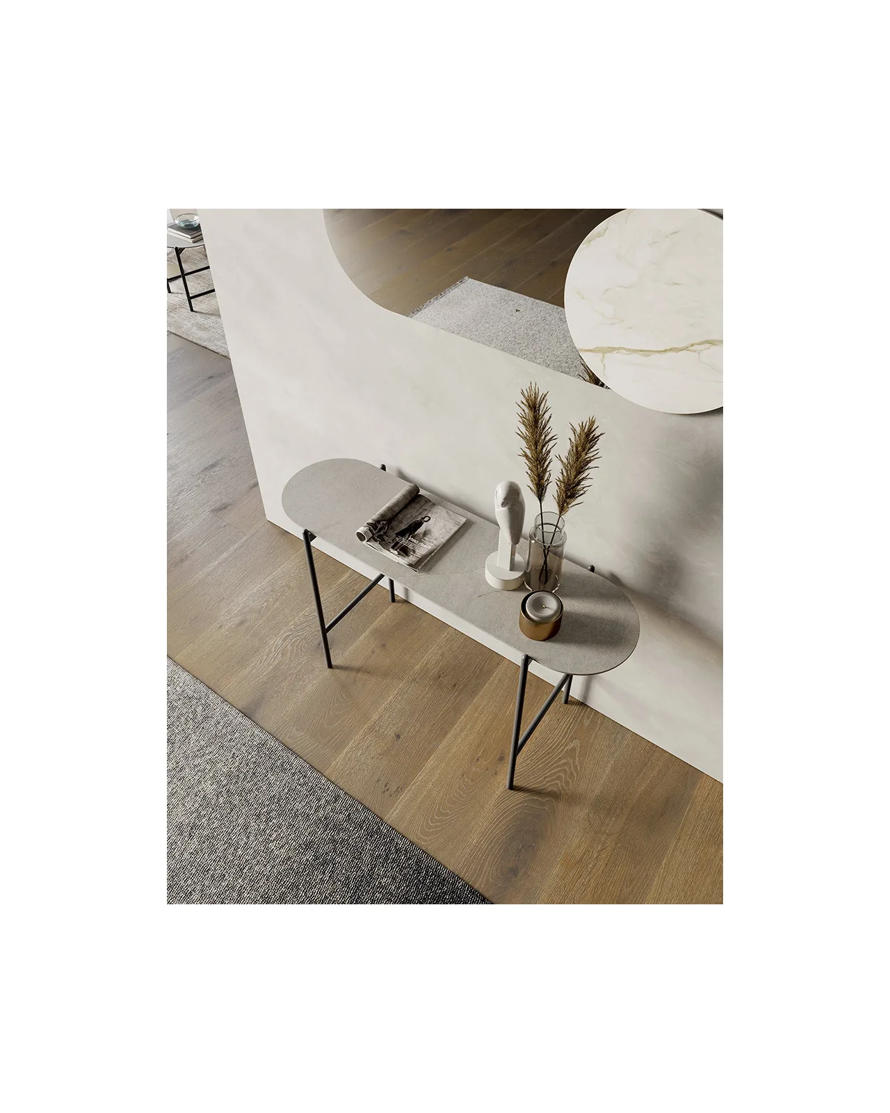 Juno mirror by Dall'Agnese, in an interior setting, photo 4 of 4, Nobili Design catalog