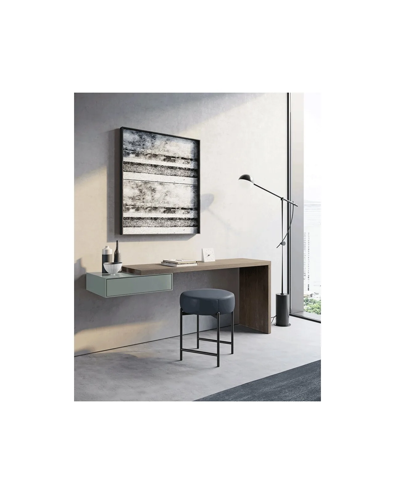 Modula desk by Dall'Agnese, in an interior setting, photo 5 of 10, Nobili Design catalog