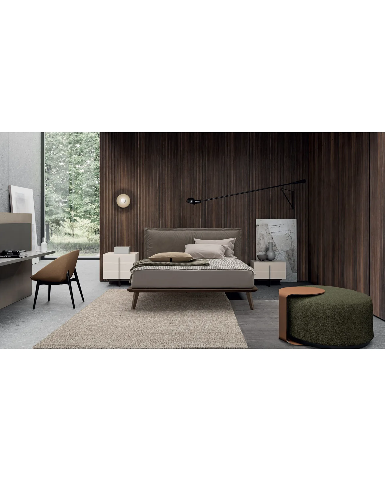 Morgan bed by Dall'Agnese, in an interior setting, photo 3 of 6, Nobili Design catalog