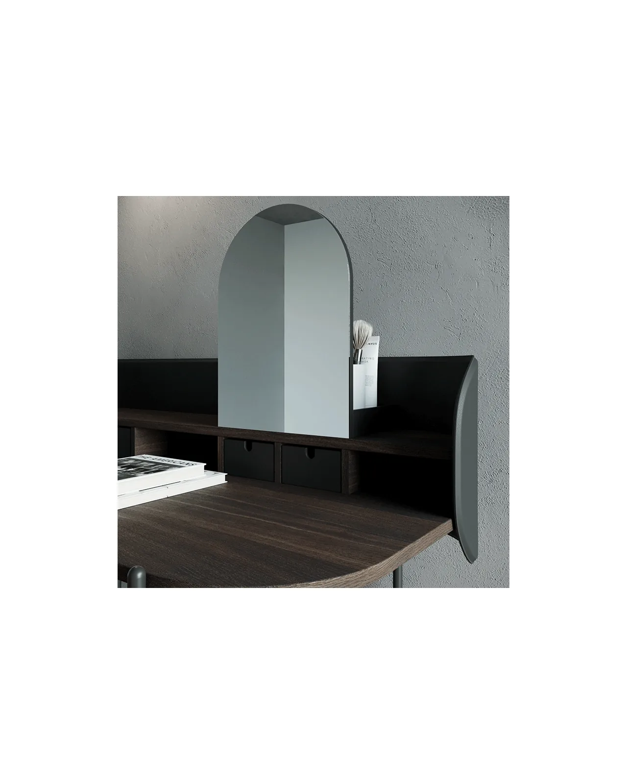 Nebula mirror by Dall'Agnese, in an interior setting, photo 1 of 3, Nobili Design catalog