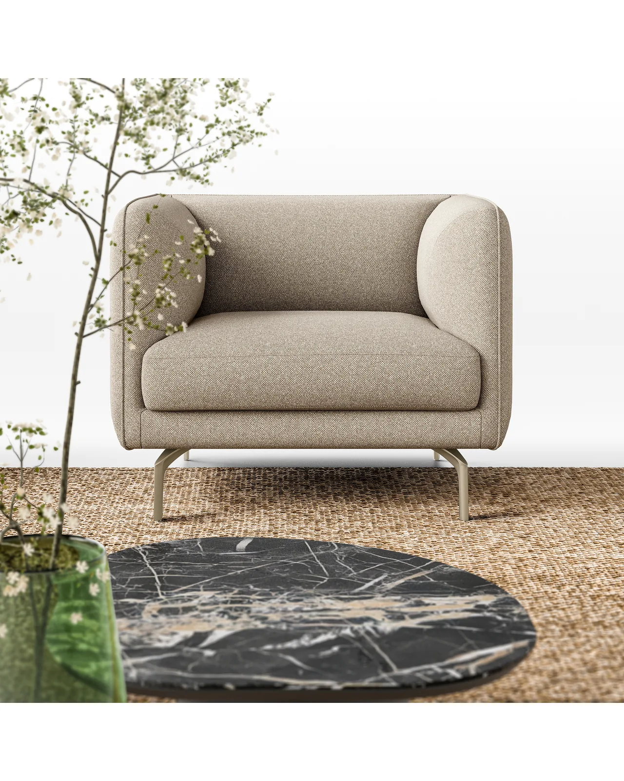 Poltrona Panama di Dall'Agnese, vista in studio, foto 1 di 1, catalogo Nobili Design