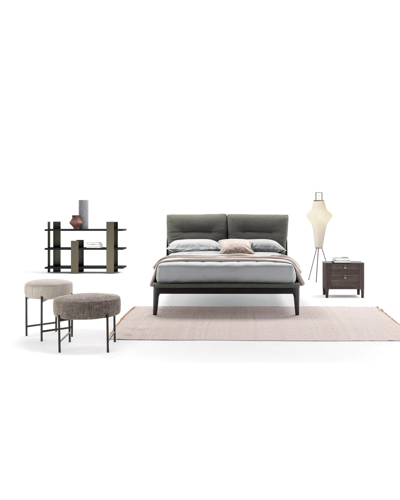 Settanta bed by Dall'Agnese, studio view, photo 2 of 5, Nobili Design catalog