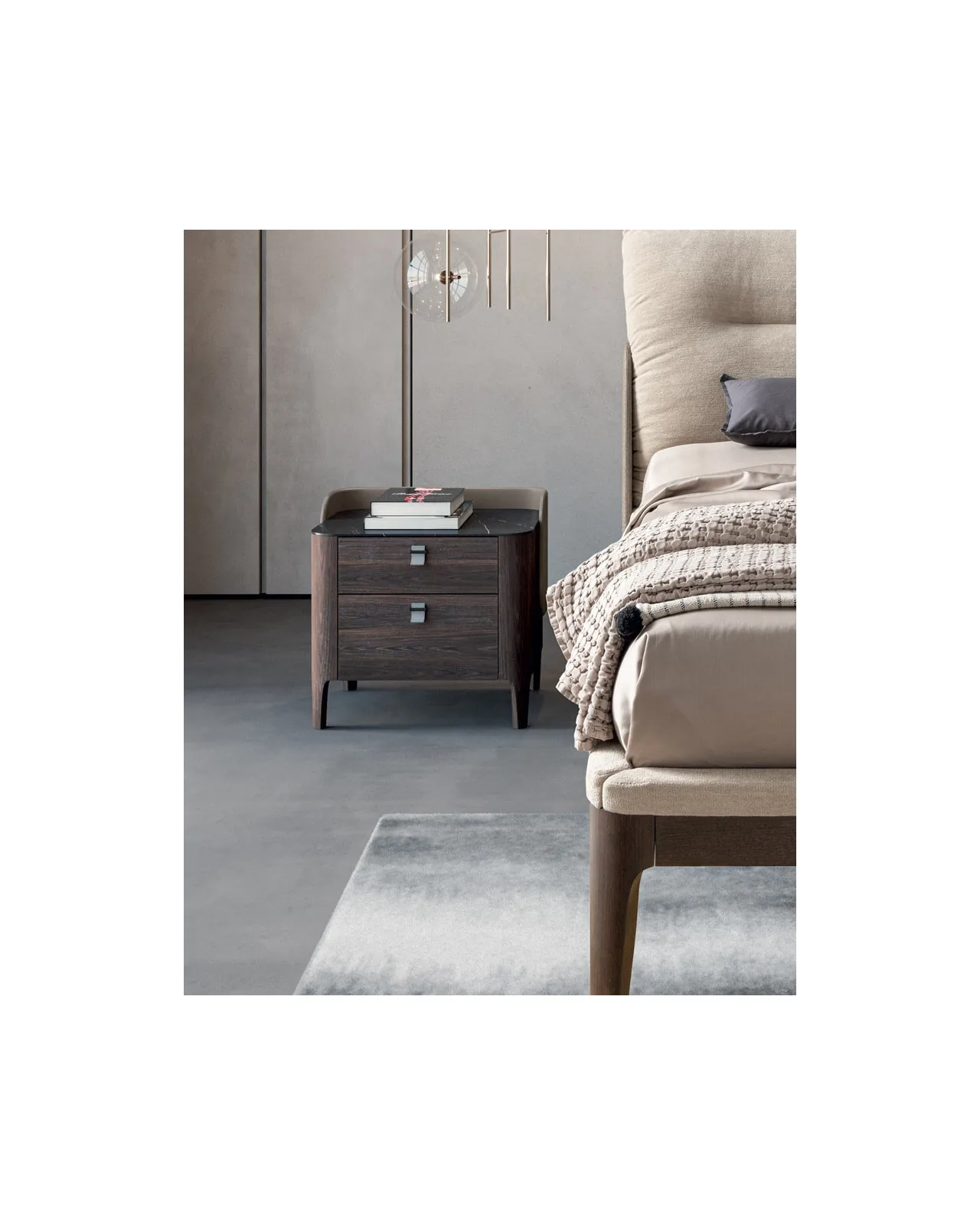 Settanta nightstand by Dall'Agnese, in an interior setting, photo 1 of 3