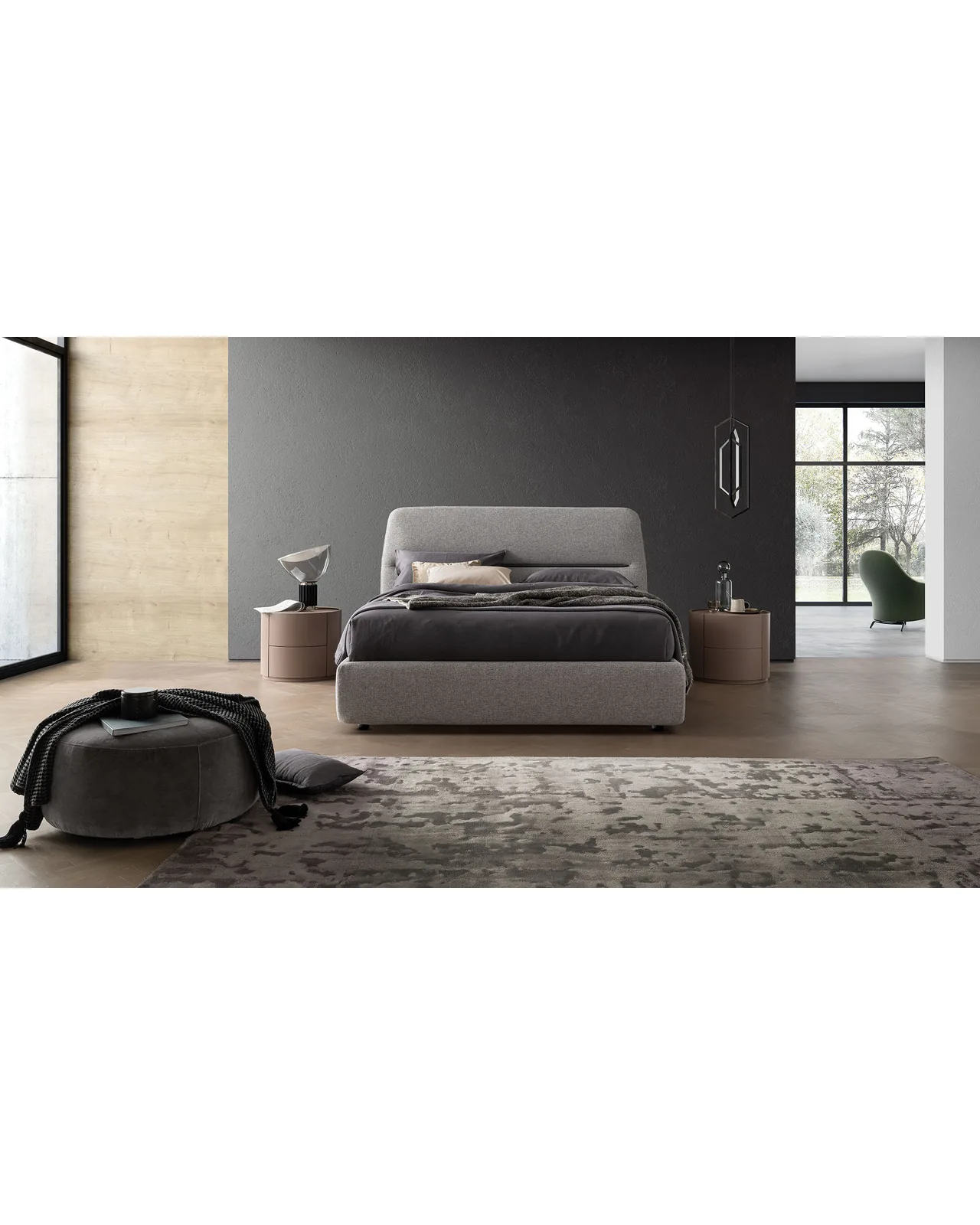 Slit bed by Dall'Agnese, in an interior setting, photo 3 of 5, Nobili Design catalog