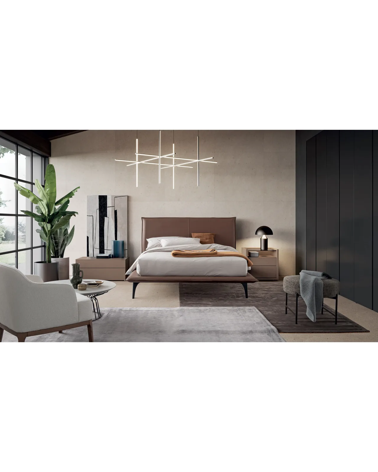 Space bed by Dall'Agnese, in an interior setting, photo 2 of 6, Nobili Design catalog
