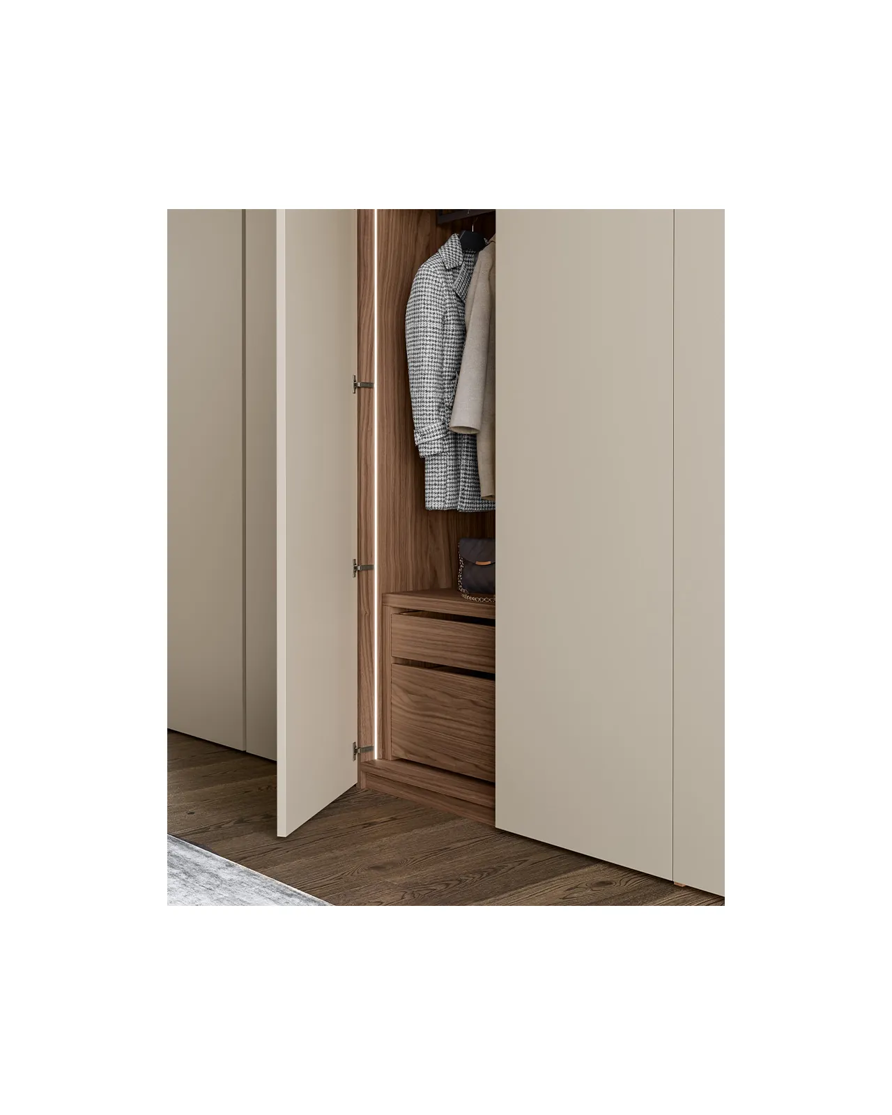 Tecno wardrobe by Dall'Agnese, in an interior setting, photo 5 of 6