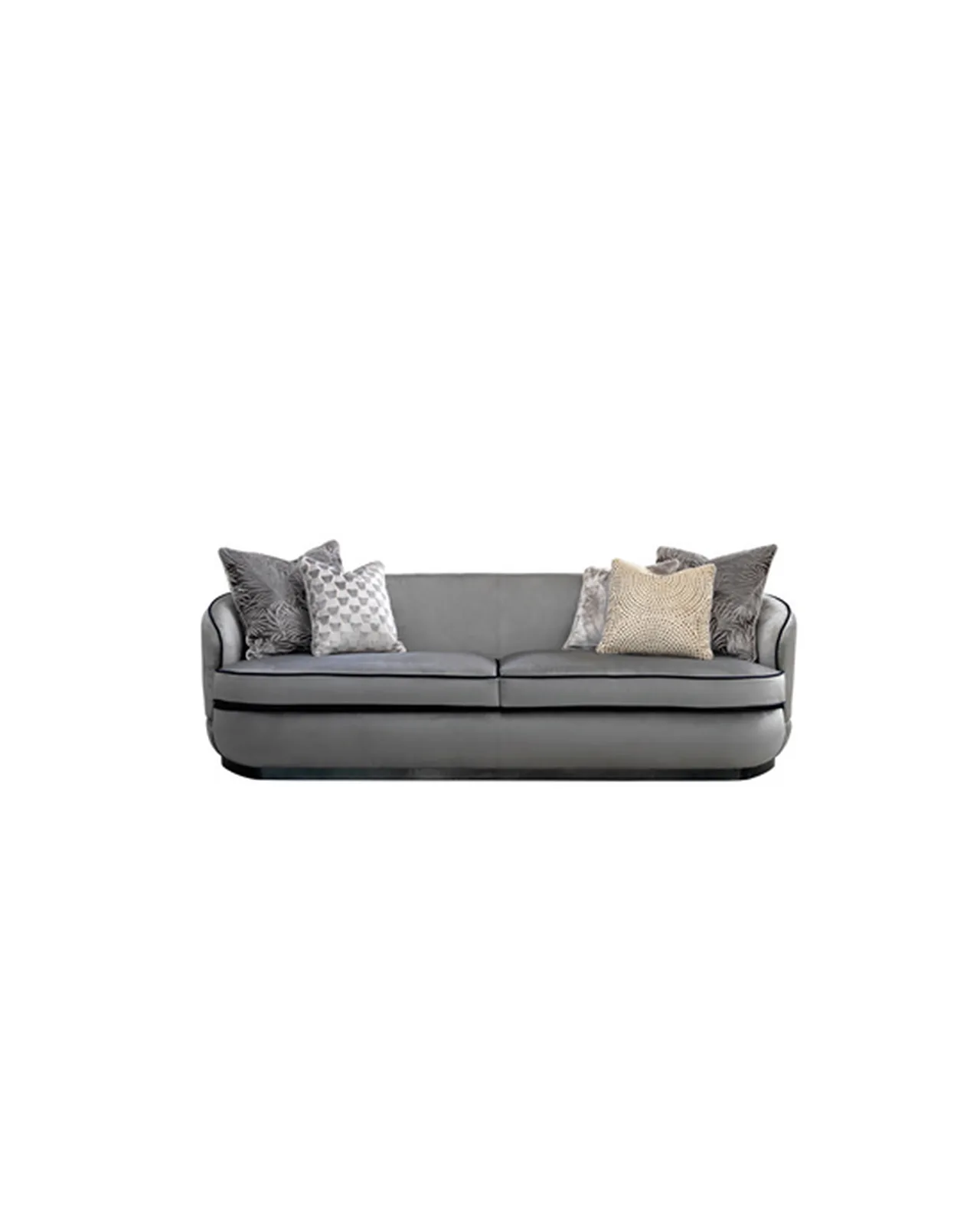 Argon Sofa by Epoque, Exence collection, sofa in fabric or leather, studio view, photo 4 of 5