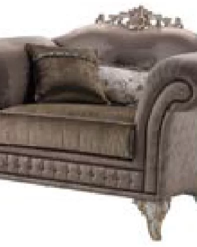 Gran Guardia Loveseat with 2 Cushions, Living Room Furniture, Veneto classical Italian style, by Francesco Pasi
