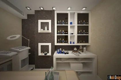 Indoor design beauty salon modern concept