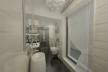 Contemporary style interior design project for a home 