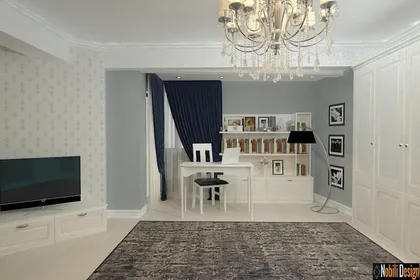 Unforgettable interior design concept for a modern apartment 