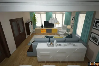 Modern home interior design concept in Monaco