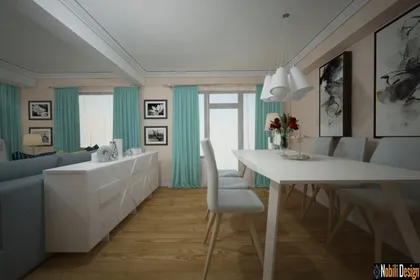 Modern home interior design concept in Monaco