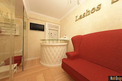 Interior luxury design beauty salon in Monaco