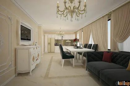 Interior design for a classic house in Marseille