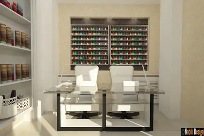 Beauty salon interior design concept in Liverpool