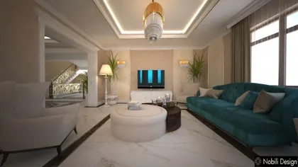 Luxury interior design classic house
