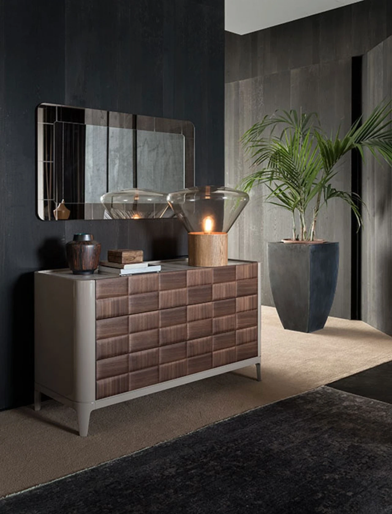 Dama chest of drawers, for a contemporary bedroom set made to order