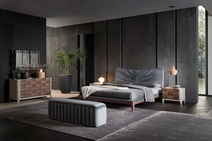 Upholstered Bed Dama, luxury interior furniture