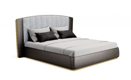 Modern bedroom upholstered bed Vincent