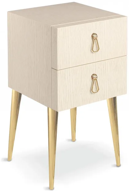 Modern bedroom bedside table City. Dim 33 x 33 x 60 cm H