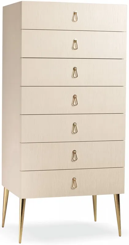 Modern dresser for bedroom City. Dim. 72 x 53 x 156 cm H