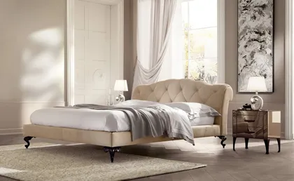 Upholstered bed George. Dim 180 x 245 x 110 cm 31 h