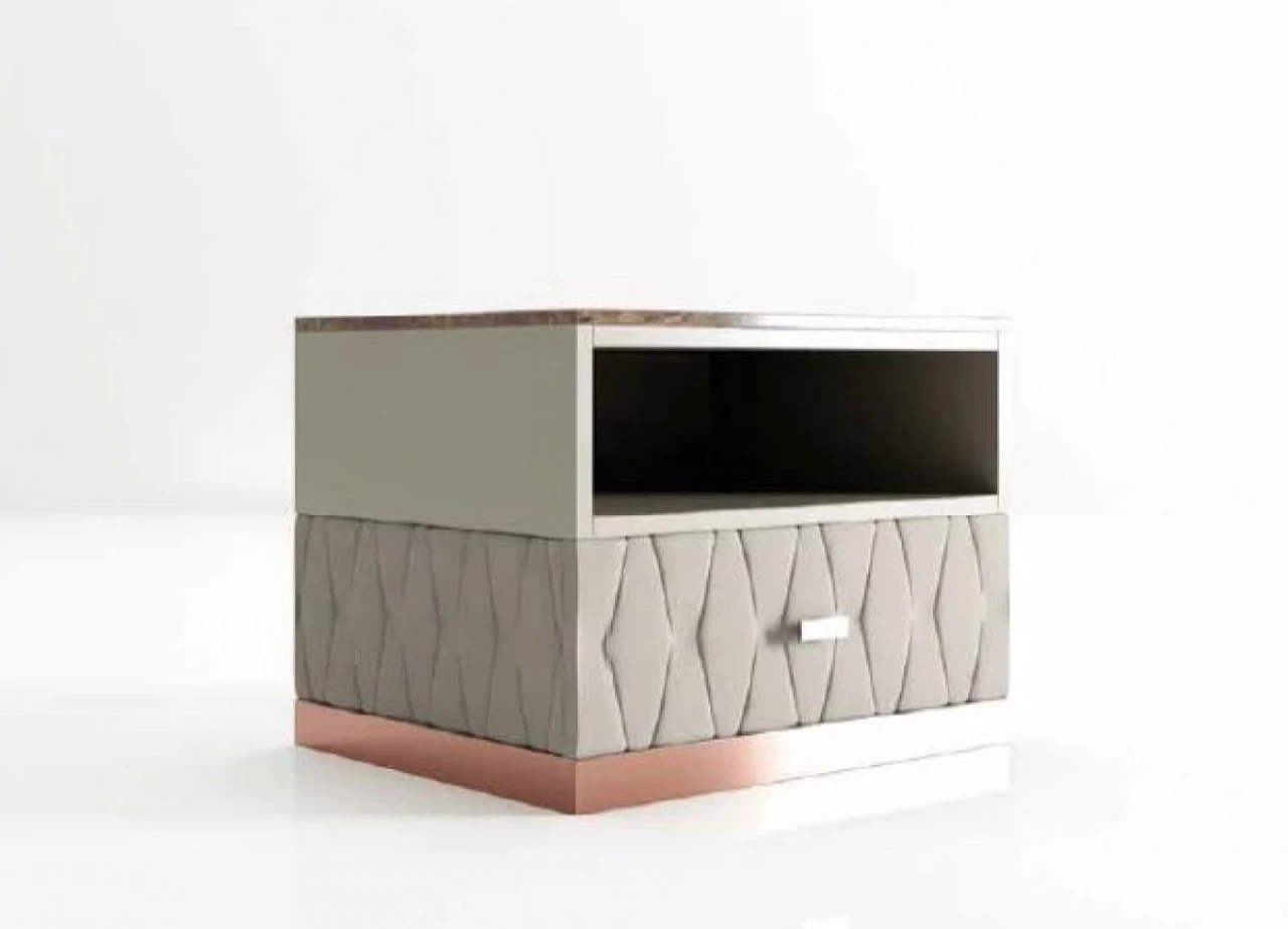 Nefrite bedside table, high-end bedroom furniture
