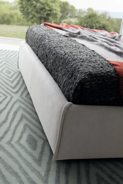 Modern upholstered bed Aspen collection, Italian bedroom furniture