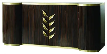 Luxury Leaf Design Sideboard - Lotus