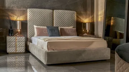 Alfred Bed, Italian bedroom furniture