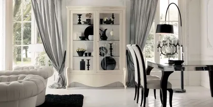 Living room Vetrine, Italian furniture store