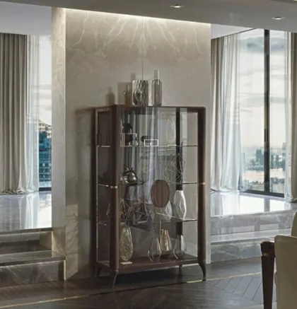 Living room Vetrine with Glass Door, high end traditional furniture