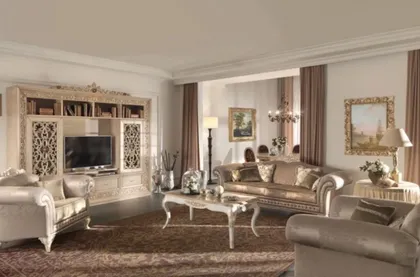 Classic living room detail, classic furniture