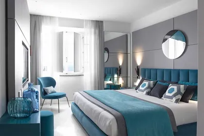 Upholdstered Bed For Hotel, luxury bedroom sets