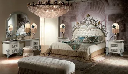 Arya Collection in Bedroom Italian Furniture, luxury classic furniture