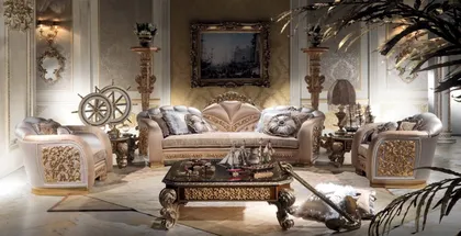 Imperial Living room Collection Italian Furniture Design, high-end furniture